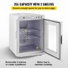 VEVOR White Reptile Incubator 25L Scientific Lab Incubator Digital Incubator Cooling and Heating 5-60¬∞C Reptile Egg Incubator 12V/110V Work for Small