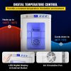 VEVOR White Reptile Incubator 25L Scientific Lab Incubator Digital Incubator Cooling and Heating 5-60¬∞C Reptile Egg Incubator 12V/110V Work for Small