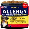 Dog Allergy Chews Itch Relief for Dogs Dog Allergy Relief Anti Itch for Dogs 90 Chews 12 oz