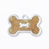 Metal Pet ID Tags With Pink Bone Shape For Dogs & Cats